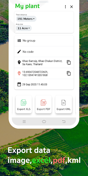 Export and share